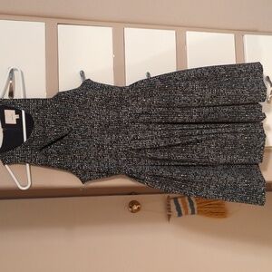 Cinq a Sept asymmetric cut out dress with pockets